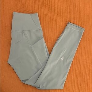 Lululemon Wunder Train w/ Pockets 25” Crater Blue Size 6